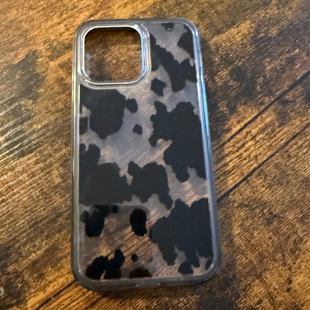 OtterBox Black and Clear Patterned Phone Case for iPhone 16 Pro Max